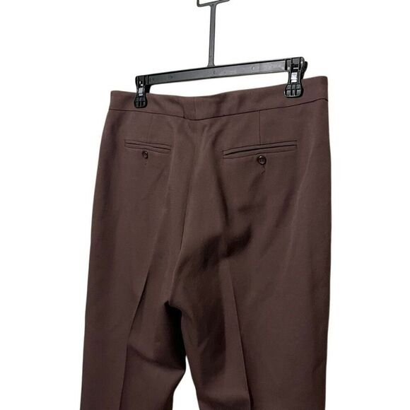 Vintage Pendleton Virgin Wool Trousers - Dark Chocolate Brown size 8 1990’s pant - Picture 2 of 9